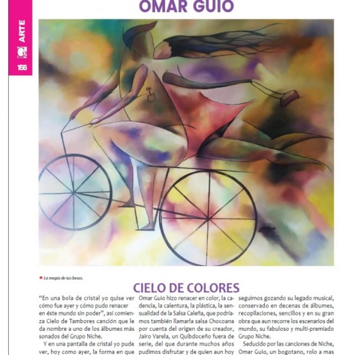 La revista EL CONGRESO destacó al artista Omar Guio